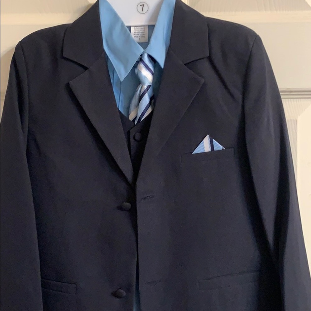 LA Sun Inc. 5 pcs Suit- Navy Blue